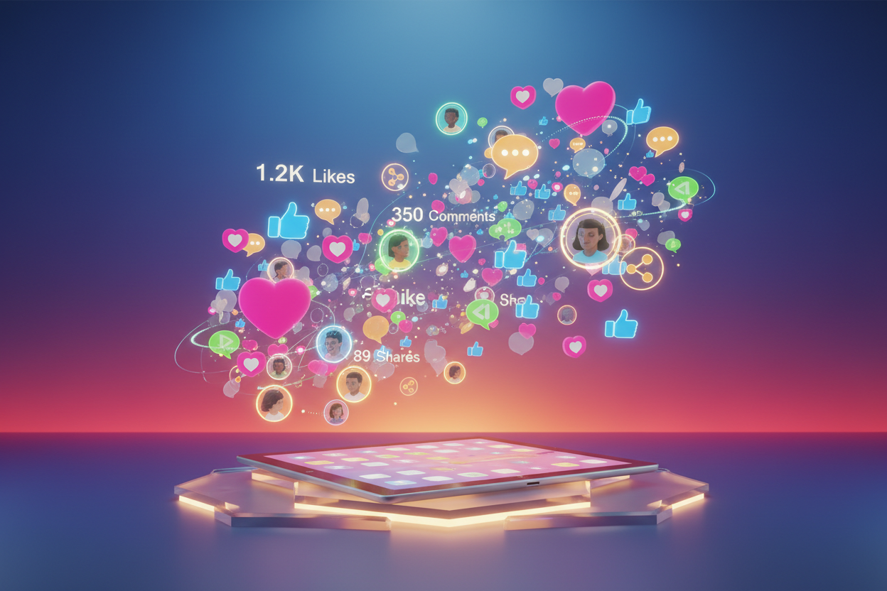 Social media engagement 